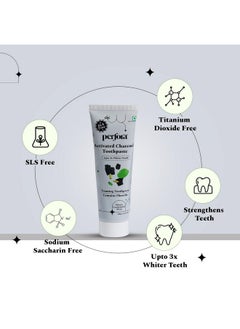 Perfora Activated Charcoal Toothpaste & Mouthwash Combo | Sls, Titanium Dioxide & Alcohol Free | Bamboo Charcoal For 3X Whiter Teeth | Enamel Safe Teeth Whitening Toothpaste For Men & Women -Pack Of 2  - Image 4