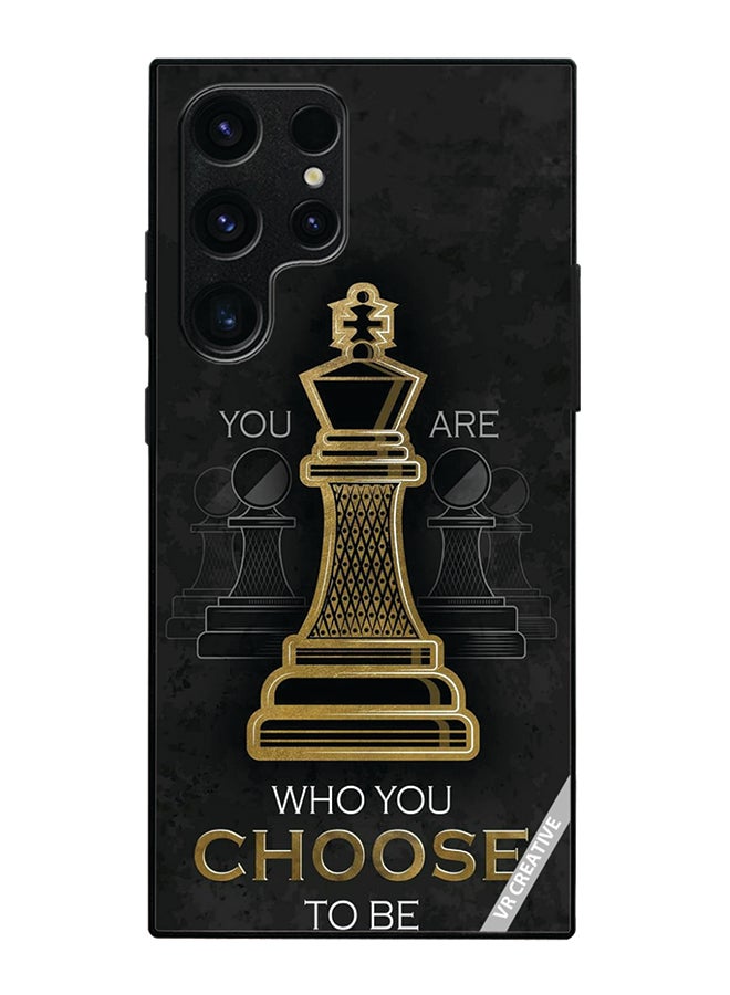 VR CREATIVE Protective Case Cover For Samsung Galaxy S25 Ultra You Are Who You Choose To Be Design Multicolour