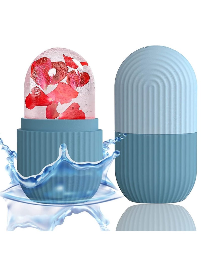 DubaiGallery Ice Roller For Face And Eye Silicone Ice Face Roller Massage Face Ice Roller Skin Care Kit Enhance Your Natural Glow Reusable Facial Treatment To Remove Fine Lines Shrink Pores.  - Image 1