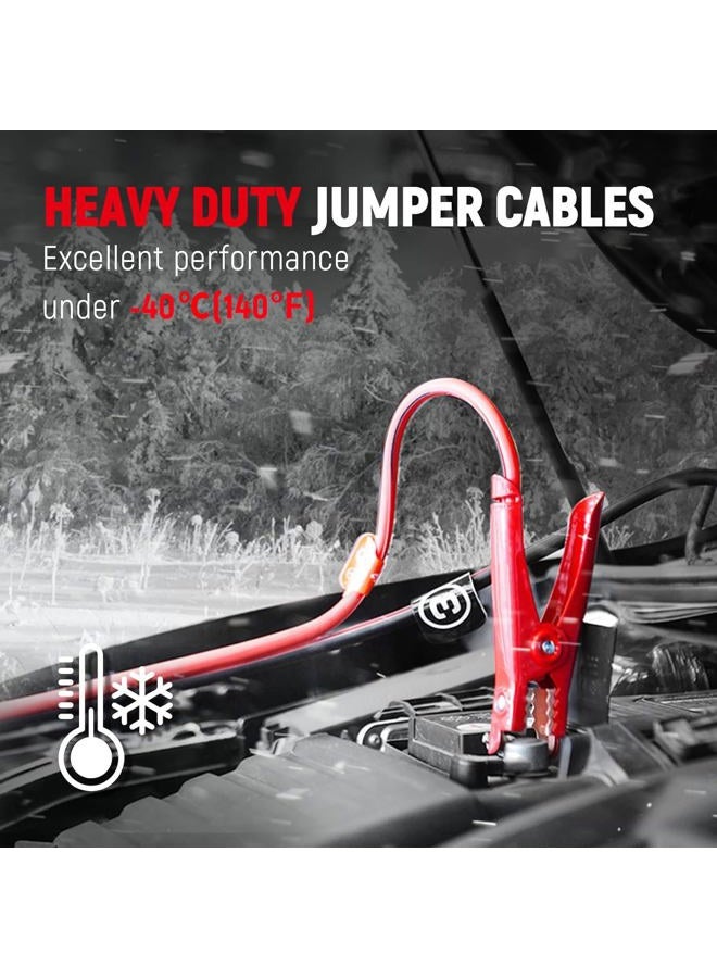 TOPDC 8 Gauge 12 Feet Jumper Cables for Car Battery, Heavy Duty Automotive Booster Cables for Jump Starting Dead or Weak Batteries with Carry Bag(TD-P0812) - Image 5