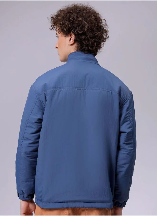 شركة المرآب الهندية Men Slim Fit Solid Puffer Jackets