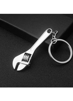 Metal Wrench Keychain Ruler Sawtooth Car Keyring H-540 adjustable wrench