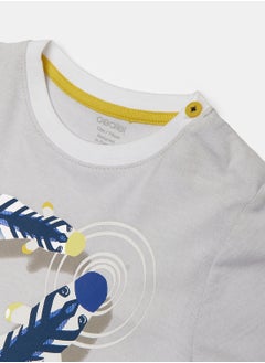 OBAIBI Grey T-Shirt for Boys  - Image 3