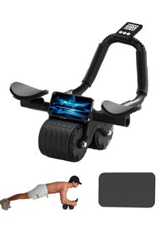 2023 New with Automatic Rebound Ab Abdominal Exercise Roller with Elbow Support and Timer, abs roller wheel core exercise equipment, Perfect Core Exercise Equipment for Home Workouts - pzsku/Z966C96EBAF8B4FC6E4E0Z/45/_/1702640960/af939082-4c3c-44c1-ac3a-cdaab935c6bb