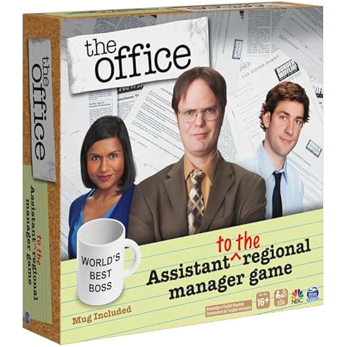 Spin Master Games The Office TV Show, Assistant to The Regional Manager Party Game, for Adults and Teens Ages 16 and up - Image 1