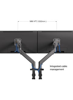 NB North Bayou Dual Monitor Desk Mount Stand Full Motion Swivel Computer Monitor Arm Fits 2 Screens up to 32'' with Load Capacity 6.6~26.4lbs for Each Monitor F195A - pzsku/Z966CA3CC6D2B9A2B388DZ/45/_/1716892575/0f4c206a-4d9c-4b3d-84f5-1ac895a5d67a