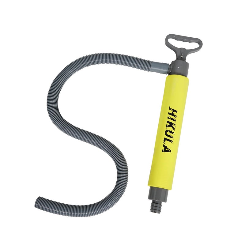 HIKULA Manual Bilge Pump for Boats Kayak Canoe Portable Siphon Pump Kayak Bailer with Reversible HoseYellow19Inch - Image 2