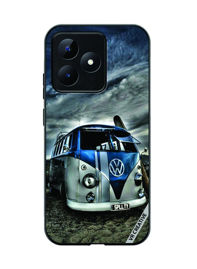 VR CREATIVE Protective Case Cover For Realme C53 Mini Bus Design Multicolour - Image 1
