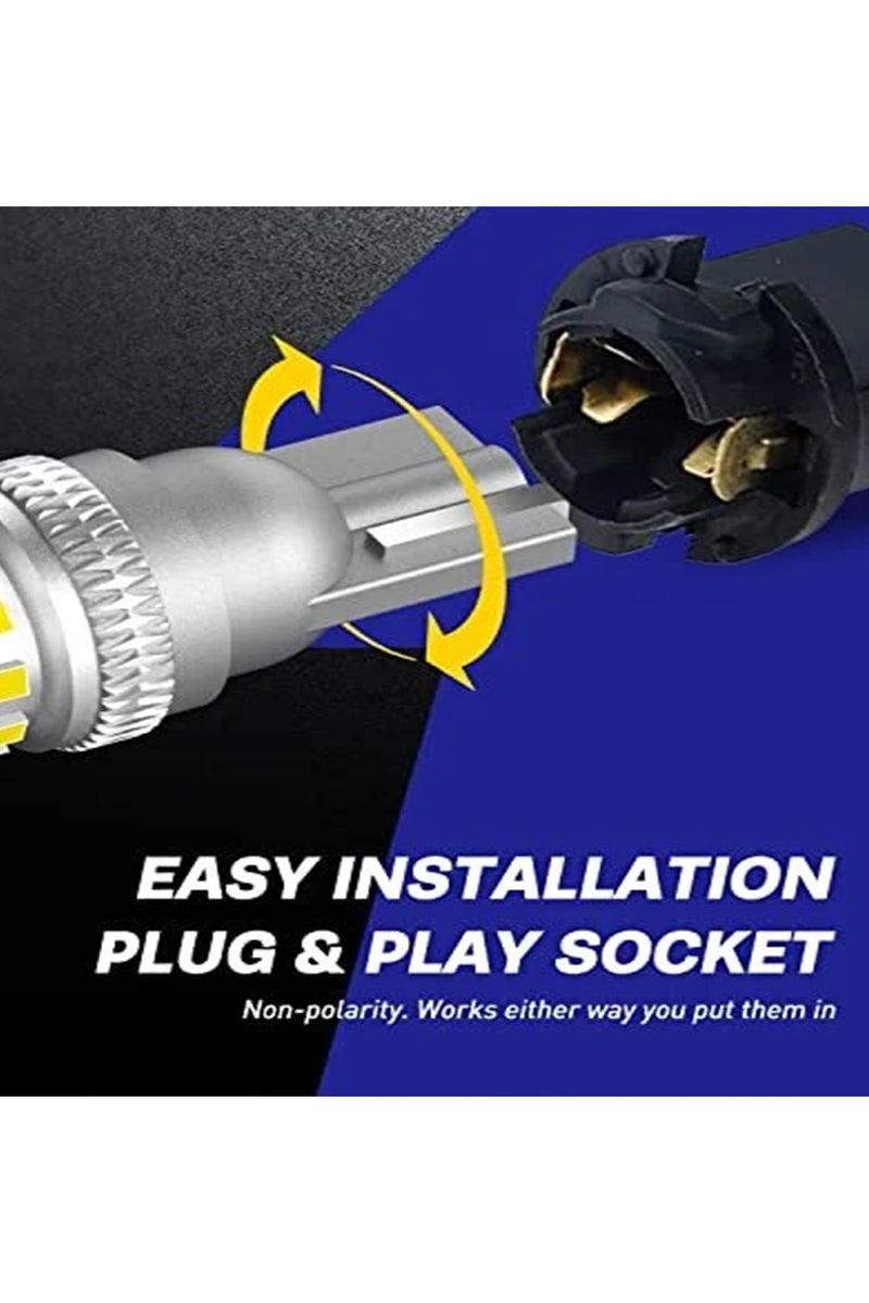 Toby's Toby’s T10 F2 13SMD 2 Pieces LED Bulbs – 300% Brighter Than Halogen, 6500K White, Long-Life Car Interior & Exterior Lights, Pack of 2 - Image 3