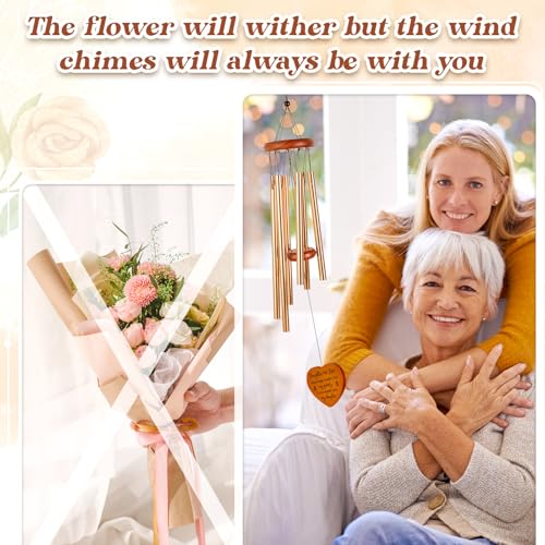 Damaigiift Daughter in Law Mothers Day Funny Gifts, Birthday Wedding Gift for Daughter in Law - Wind Chimes, Anniversary Presents for Future Daughter- in-Law, Son Girlfriend from Mother, Mom, Mother in Law - Image 4