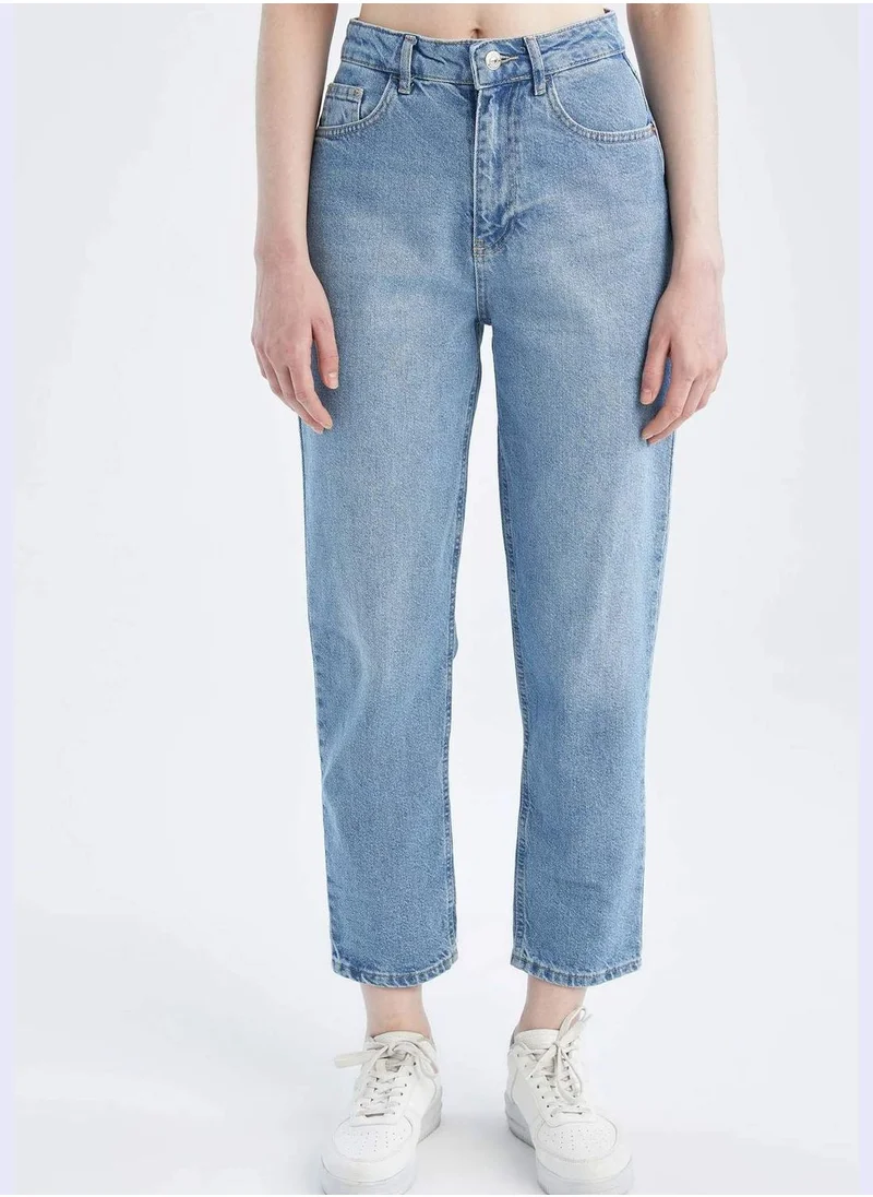 DeFacto Mom Fit High Waisted Ankle Jeans