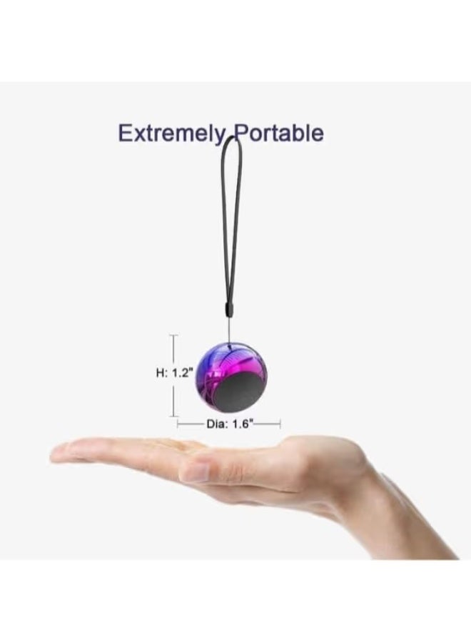 Zero Mini Bluetooth speaker, portable wireless subwoofer with Type-C rechargeable battery and works with a memory card,  Compatible with mobile, tablet and computer - Image 3