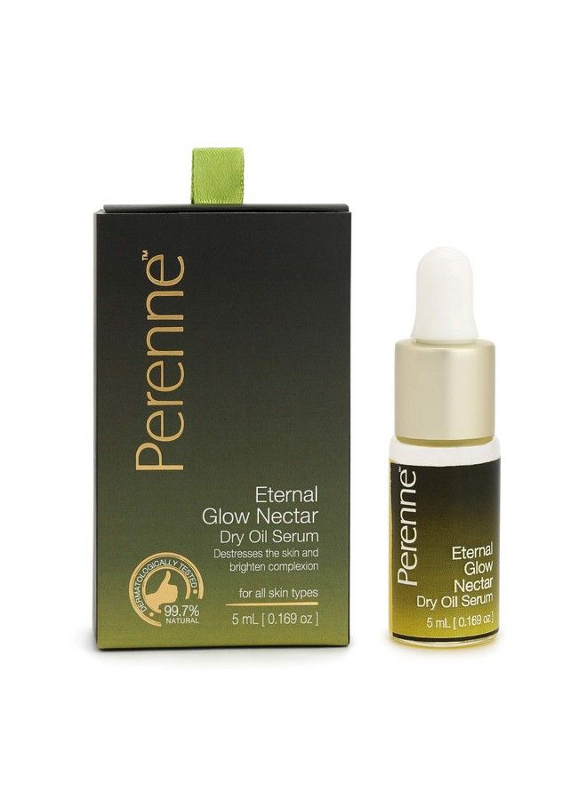PERENNE Eternal Glow Nectar Dry Oil Serum For Glowing Skin| Destress Skin And Prevent Digital Ageing;;; Skin Lightening Skin Brightening| For Men And Women| For All Skin Types(5Ml) - Image 1
