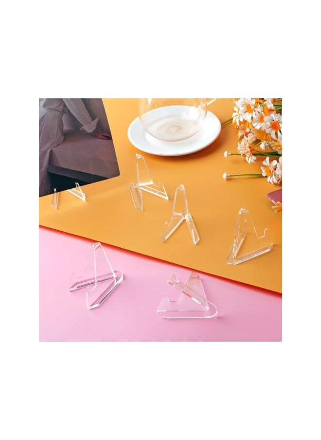 The Bros Card Display Stand, 30 Pack Clear Card Stands, Arcylic Card Display, Mini Card Stands for Sports Cards, Sports Card Holder, Graded Card Display  - Image 5