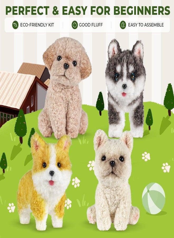 MOREJMTT Pipe Cleaners Craft kit, A Pipe Cleaner kit Suitable for Beginners. It Includes a Kits for Making the Shapes of 4 Dogs and Comes with Simple and Easy-to-Understand Video tutorials. - Image 2