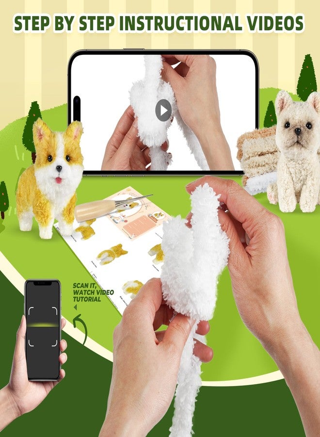 MOREJMTT Pipe Cleaners Craft kit, A Pipe Cleaner kit Suitable for Beginners. It Includes a Kits for Making the Shapes of 4 Dogs and Comes with Simple and Easy-to-Understand Video tutorials. - Image 4