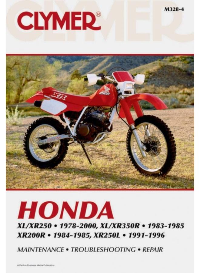 Honda XL/XR250 (1978-2000) & XL/XR350R (1983-1985) Motorcycle Service Repair Manual