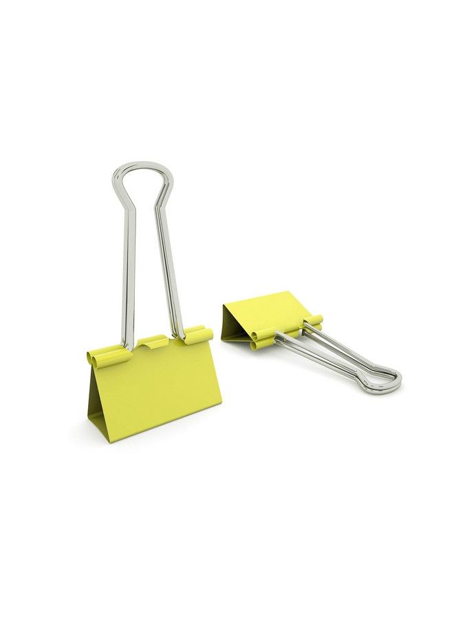 nctinystore Binder Clips Small Metal Clamp 3 4 In (0.75 Inch)(Small Yellow 120 Count) - Image 2