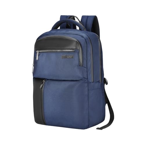 Safari Xyro 25L Formal Laptop Backpack Bag for Man & Women, Ideal for Office Use/School/College Boys and Girls, 2 Compartment Bags with Organizer, Trolley Sleeve, 2 Front pockets, Premium Fabric - Image 1