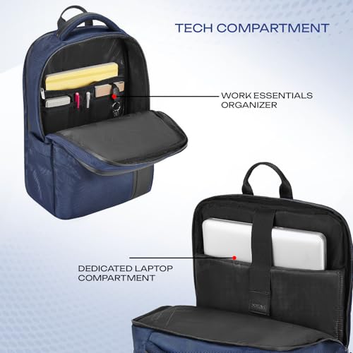 Safari Xyro 25L Formal Laptop Backpack Bag for Man & Women, Ideal for Office Use/School/College Boys and Girls, 2 Compartment Bags with Organizer, Trolley Sleeve, 2 Front pockets, Premium Fabric - Image 3