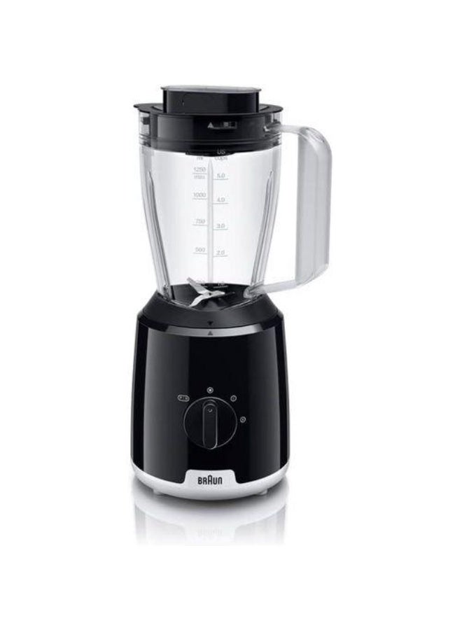 براون Braun PowerBlend 1 Jug Blender JB 1023 BK, 600 Watts, 1.2L Capacity With Chopper And Grinder Included - Black 600 W JB-1023 black - Image 5