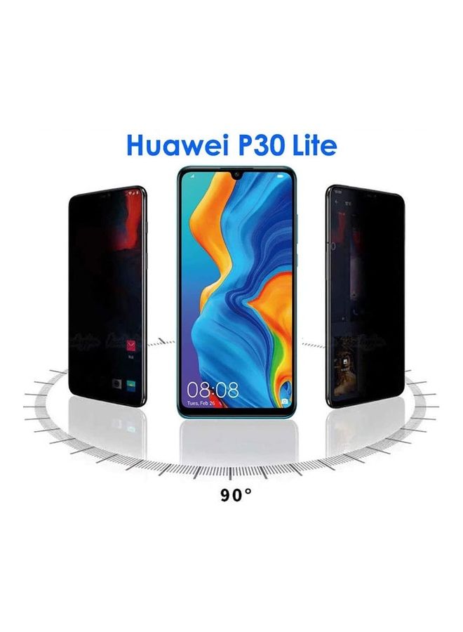 أي سي إس لاصقة حماية للشاشة من الزجاج لهاتف هواوي P30 / P30 لايت أسود - Image 2