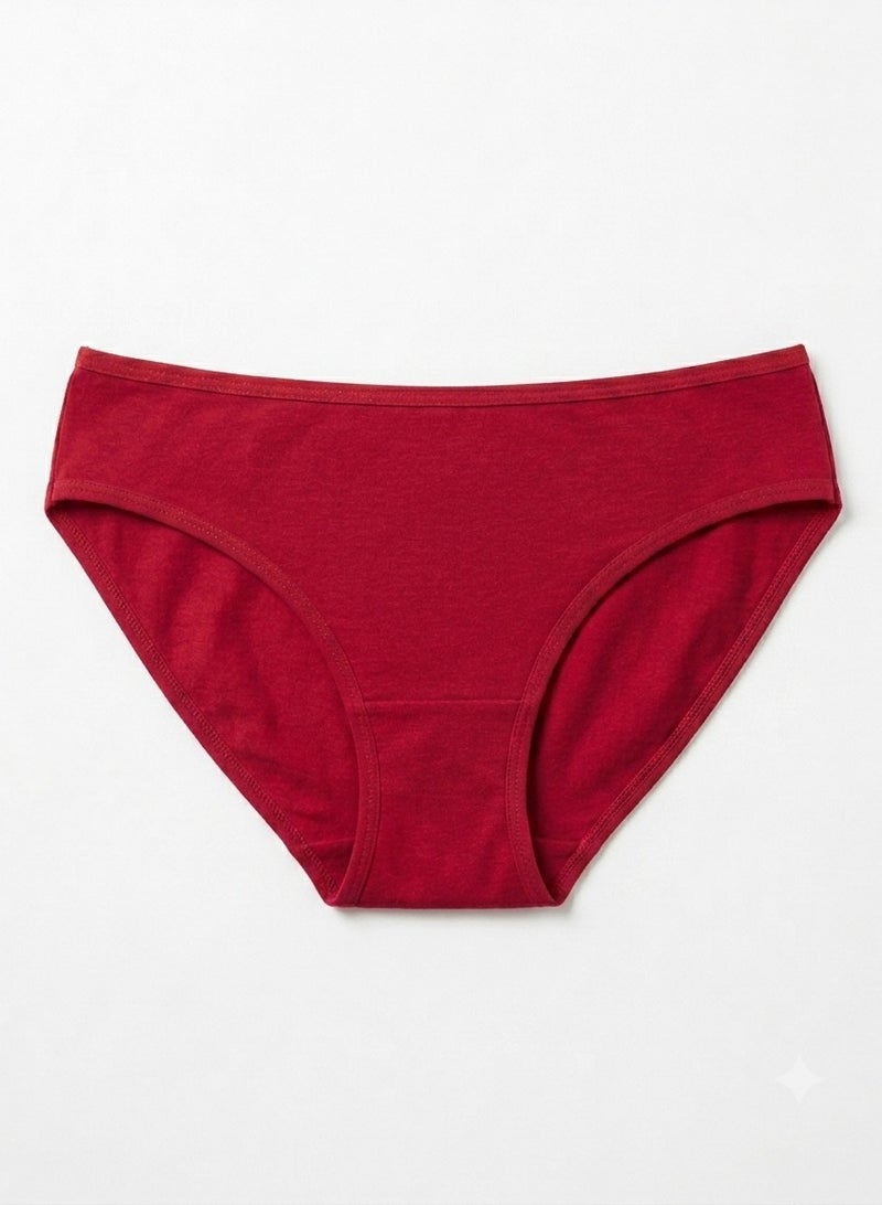 School Pack of 8 Women's Cotton Bikini Panties Underwear - Image 5