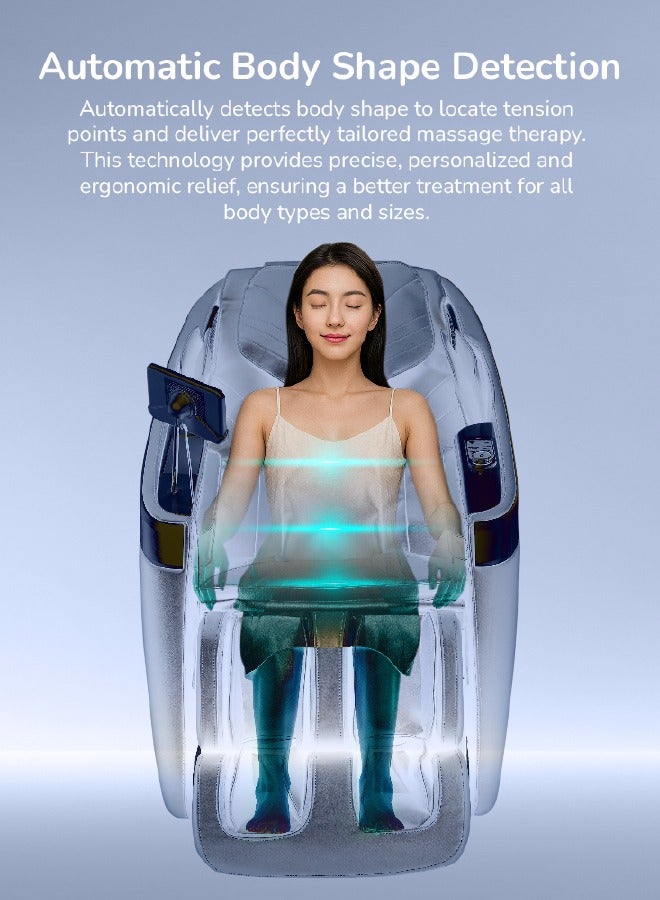 SERENO LIFE NOVA Full Body 3D Massage Chair with SL Track, Heat Therapy, Zero Gravity Recline, AI Voice Control, Bluetooth, 18 Auto Modes & Foot Reflexology - Image 3