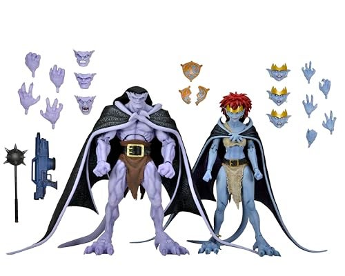 NECA Collectible 2-Pack Gargoyles: Vows Ultimate 7" Scale Action Figures - Goliath and Demona - Image 1