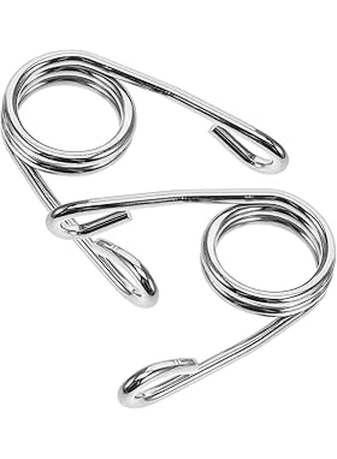 Zinc Alloy Motorcycle Seat Springs Wide Silver Saddle Mounting Springs - Image 1