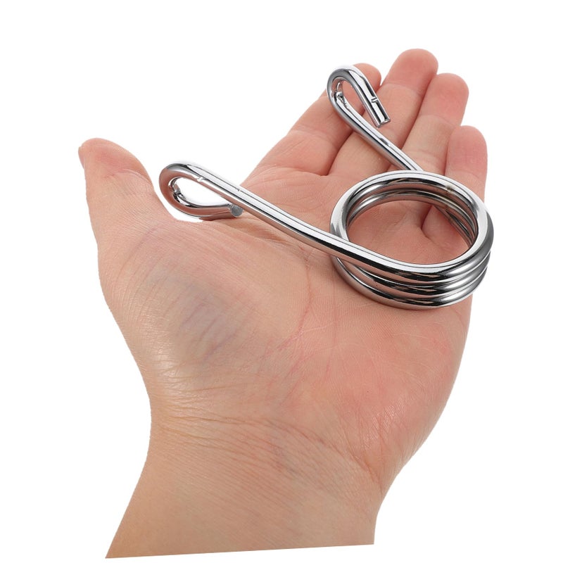 Zinc Alloy Motorcycle Seat Springs Wide Silver Saddle Mounting Springs - Image 5