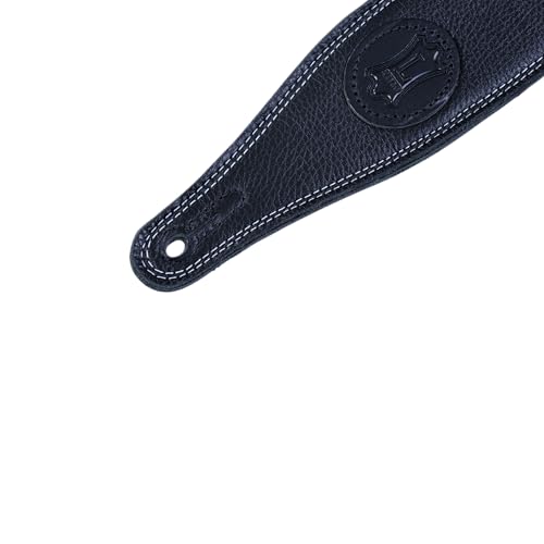 Levy's حزام جيتار كهربائي سوبر سوفت من ليفي ليذرز M17SS-BLK - أسود - Image 3