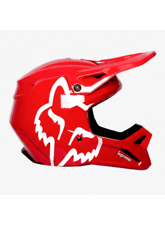Fox Racing Unisex  Motocross Dirt Bike Full Face Helmet - Image 1