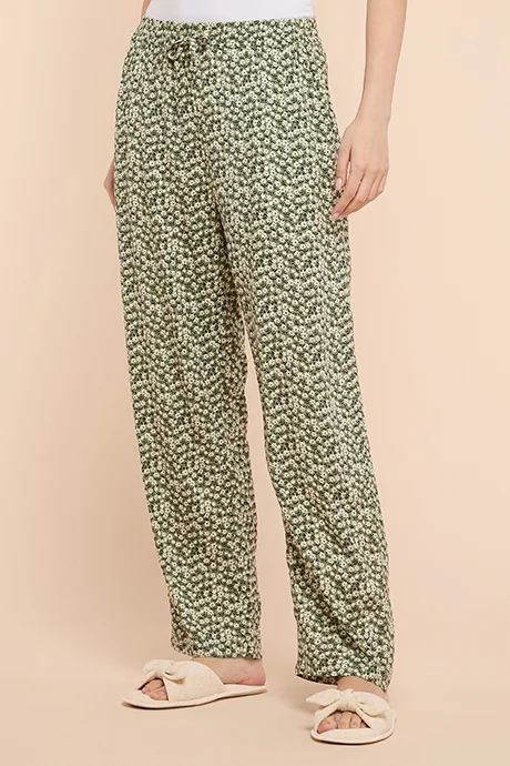أر أند بي Patterned Pyjama Pants with Drawstring Waist