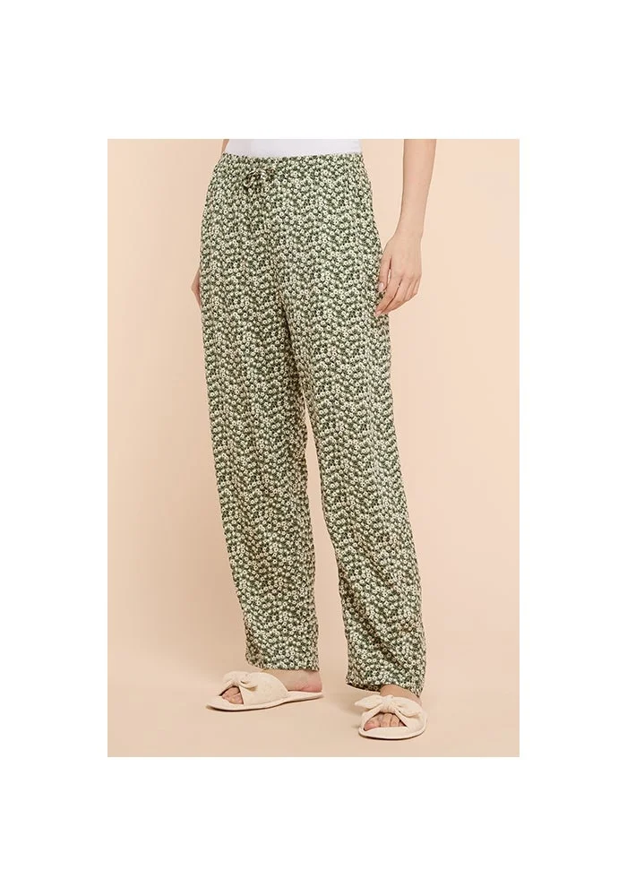 R&b Patterned Pyjama Pants with Drawstring Waist