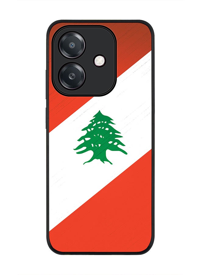 Stylizedd For Oppo A5i Case,Slim fit Camera Protection, Shockproof Thin Phone cover  - Flag Of Lebanon
