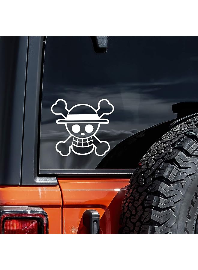 PROMASS Luffy Straw Hat Pirate Anime Car Decal Sticker - Image 1