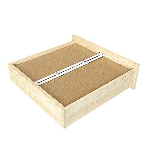 FRMSAET Drawer Repair Kit - Used to Reinforce and Repair Wooden/MDF/Chipboard Drawers Cabinet Reinforcement Heavy Duty Steel Hardware Furniture Accessories - Includes Screws (4 Pack) - Image 1