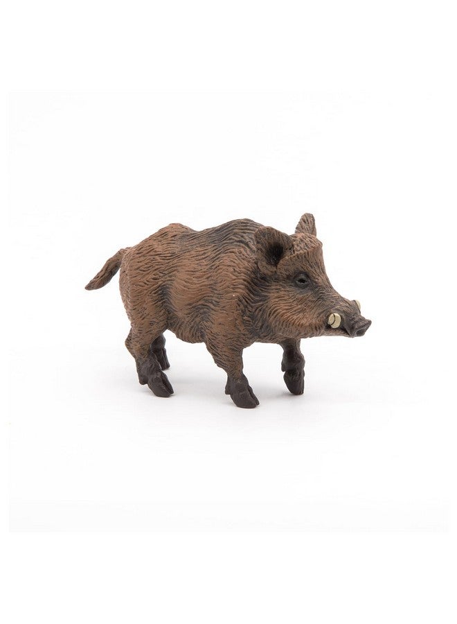 Papo Papo - Wild Boar - Realistic Plastic Figurine - 3 Years Old - Wildlife - Hand Painted - Ultra-Realistic Details - Durable and Educational - Children's Toy - Gift Idea - Wildlife Figurine  - Image 3