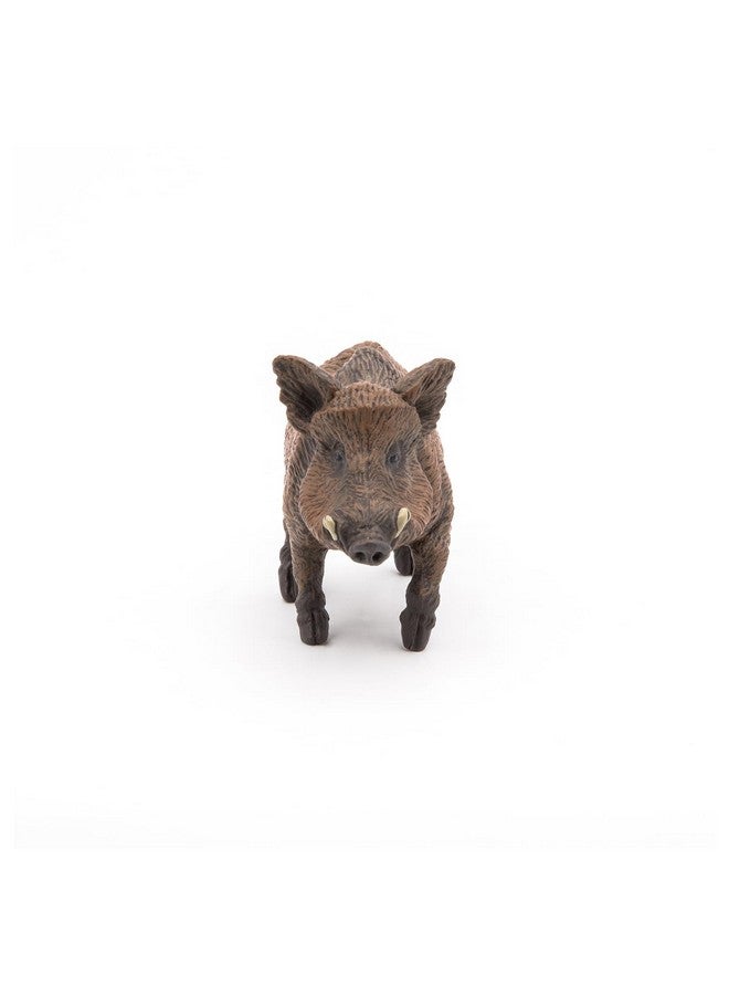 Papo Papo - Wild Boar - Realistic Plastic Figurine - 3 Years Old - Wildlife - Hand Painted - Ultra-Realistic Details - Durable and Educational - Children's Toy - Gift Idea - Wildlife Figurine  - Image 4
