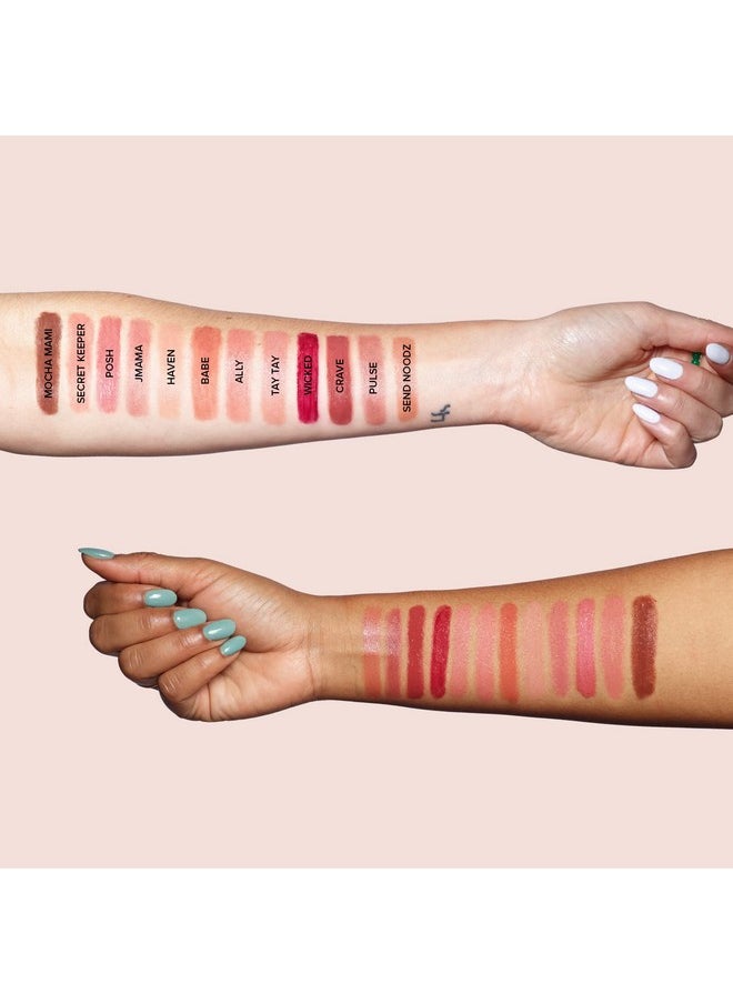 NUDESTIX - Gel Color Lip + Cheek Balm Creamy Sheer Tinted Lip Gloss + Lip Liner + Cheek Blush Multi Use Makeup Pencil Stick Hydrating High Shine Tint Shade: J Mama 0.10 Oz (2.8 G) - Image 1