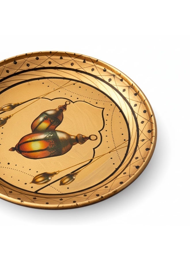 طقم أطباق تقديم وكوسترات رمضانية 6 قطع - Image 4