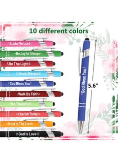 Christian Pens Scripture Ballpoint Pen Religious Pen With Inspirational Bible Verse For Women Men Colleague Coworker Office Favors 10 Pcs - pzsku/Z966DC4C489EB2680AB2CZ/45/_/1731926136/30db24b7-86fc-49b7-b9a1-9df32a7fa3d3