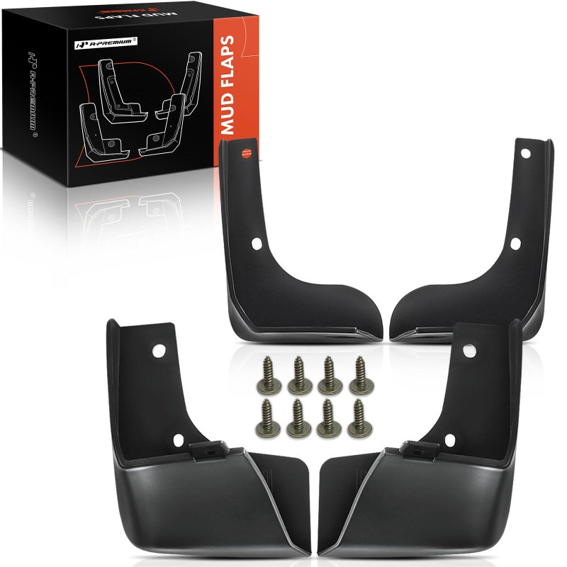 APremium Set of 4PCS Mud Flaps Splash Guards Mudguards Mudflaps with Hardware Accessories Compatible with Nissan Altima L33 20132018 Sedan Bolt On Front and Rear Driver Passenger Sides