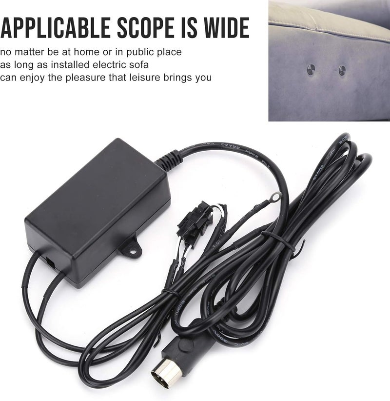klarako Recliner Power Supply Recliner Adapter Easy to Install Strong Anti‑Interference Ability Touch Control Technology, for Electric Sofa Electric Recliner - Image 4