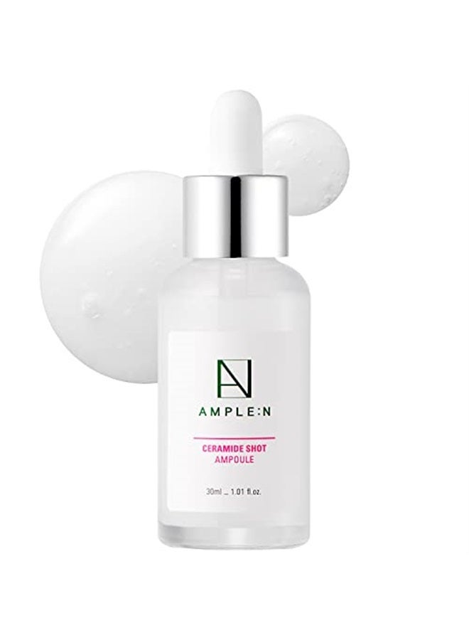 CORÉANA AMPLE:N Ceramide Shot Ampoule – Anti Aging and Hydrating Serum with Ceramide for Deep Moisturization – For Dry & Rough Skin to Reduces Wrinkles & Repairs Skin, 1.01 fl.oz. - Image 1