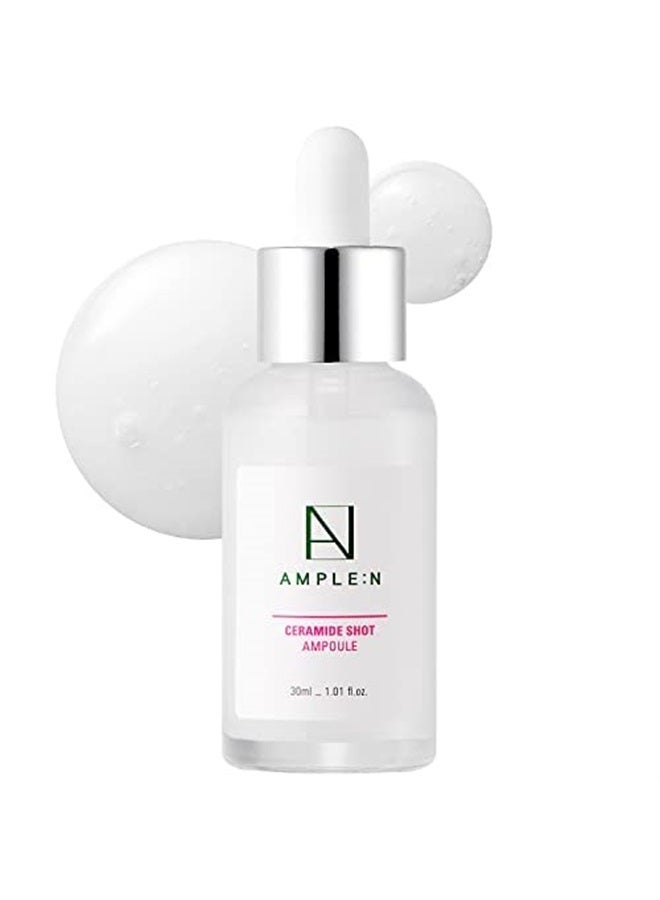 CORÉANA AMPLE:N Ceramide Shot Ampoule – Anti Aging and Hydrating Serum with Ceramide for Deep Moisturization – For Dry & Rough Skin to Reduces Wrinkles & Repairs Skin, 1.01 fl.oz. - Image 2