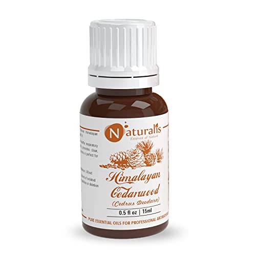 Naturalis Essence of Nature Himalayan Cedarwood Essential Oil for Skin, Hair and Aromatherapy - 15ml - Image 1