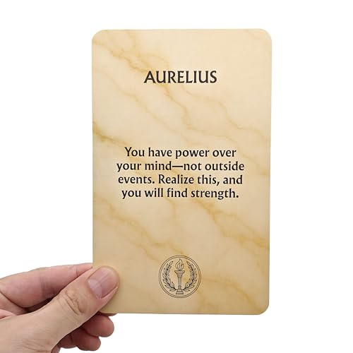 ASVP Shop 60 Stoic Quote, Reminder & Story Cards with Display Stand – Daily Inspiration for Personal Growth, Unique Gift for Men & Women, Elegant Home or Office Décor - Image 5