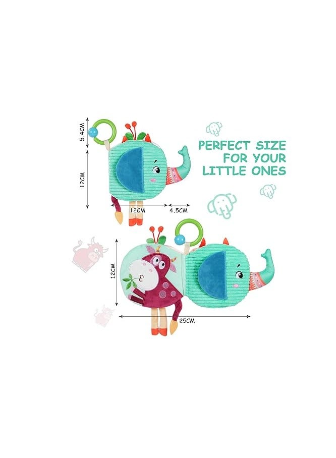 كتب قماشية للأطفال، كتب تعليمية وتعليمية للأطفال حديثي الولادة، كتب قماشية للأطفال في مرحلة ما قبل المدرسة، كتب قماشية للأطفال، كتب قماشية ناعمة للأطفال، كتاب صور تفاعلي، لعبة أطفال - Image 2